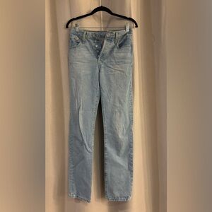 Levi's Blue Straight Leg Jeans Classic Denim